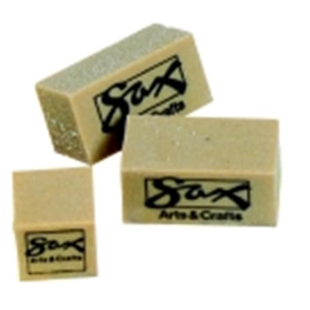 Sax Sax 1 x 1 x 0.75 in. Gumart General Purpose Eraser - Brown; Pack 24 438473